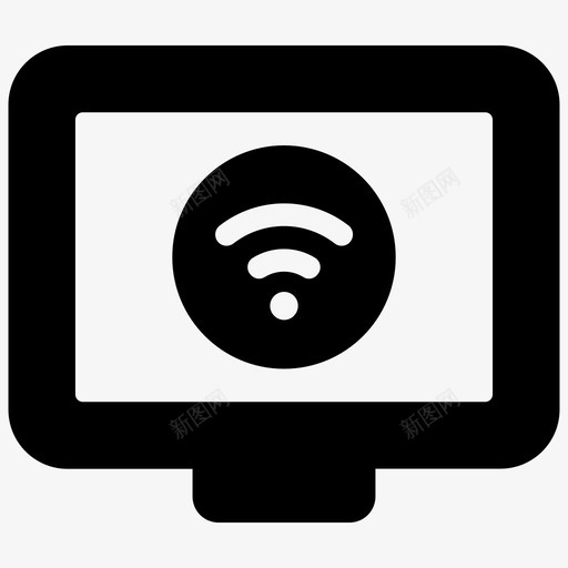 智能电视wifi无线图标svg_新图网 https://ixintu.com wifi 无线 智能电视 电视第三卷