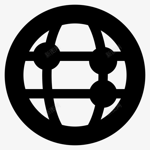 互联网通讯全球图标svg_新图网 https://ixintu.com 互联网 全球 巴斯克斯网络 网络 通讯