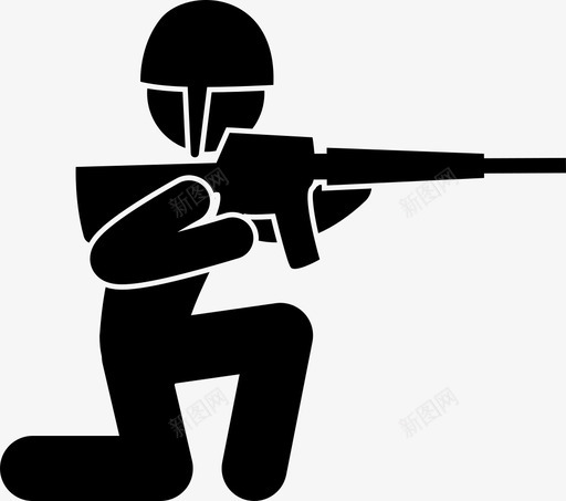 士兵用机枪攻击士兵用机关枪攻击战斗图标svg_新图网 https://ixintu.com 士兵用机关枪攻击 士兵用机枪攻击 射击 开火 战争 战斗 杀戮