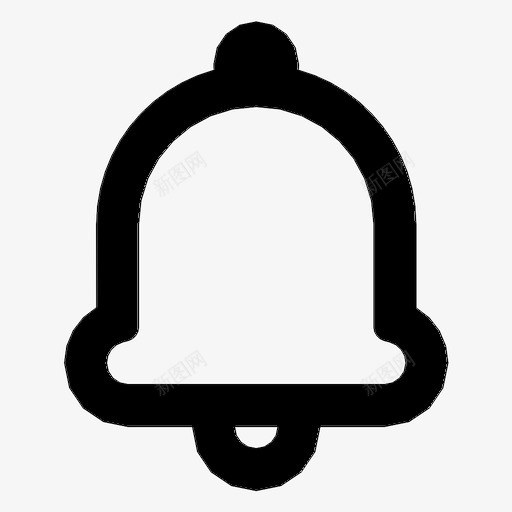 铃声警报叮当声图标svg_新图网 https://ixintu.com 叮当声 警报 通知 铃声