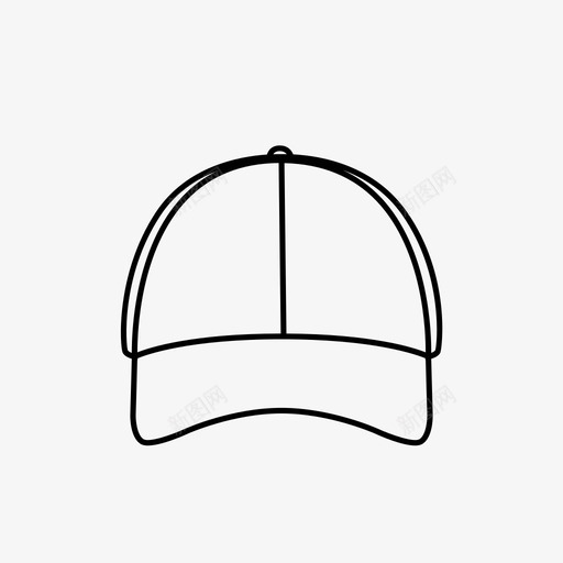 爸爸帽衣服帽子图标svg_新图网 https://ixintu.com 头饰 帽子 爸爸帽 男装 男装街头时尚 衣服