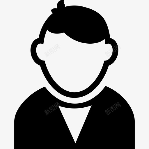 学生头像人物头像图标svg_新图网 https://ixintu.com 人物头像 学生头像