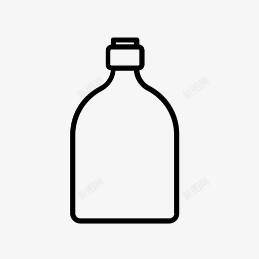 酒精瓶朗姆酒威士忌图标svg_新图网 https://ixintu.com 威士忌 朗姆酒 瓶子 酒精瓶