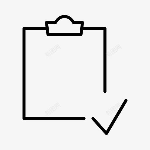 批准剪贴板接受复选标记图标svg_新图网 https://ixintu.com 任务 剪贴板精简 复选标记 批准剪贴板 接受 记事本