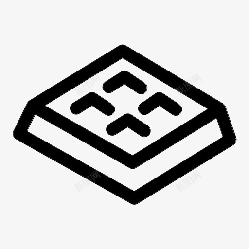 巧克力巧克力棒块图标svg_新图网 https://ixintu.com 块 巧克力 巧克力棒 甜的