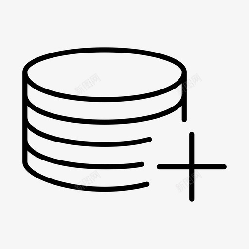 加硬币钱加图标svg_新图网 https://ixintu.com 加 加硬币 堆叠 硬币薄 钱