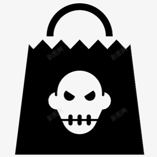 万圣节包糖果儿童图标svg_新图网 https://ixintu.com 万圣节包 不给糖就捣蛋 乐趣 儿童 糖果 聚会