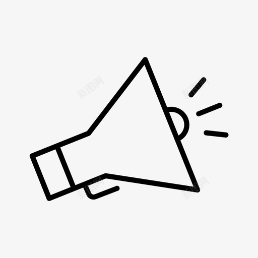 扬声器提醒通告图标svg_新图网 https://ixintu.com 优惠 扬声器 折扣 提醒 系列07 通告