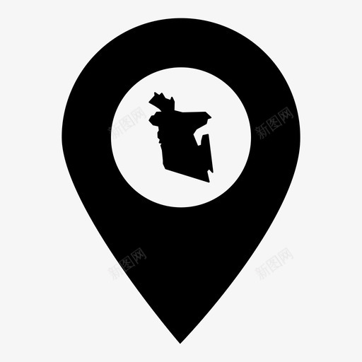 孟加拉国国家位置图标svg_新图网 https://ixintu.com 世界地图标记 位置 国家 地图 孟加拉 孟加拉国