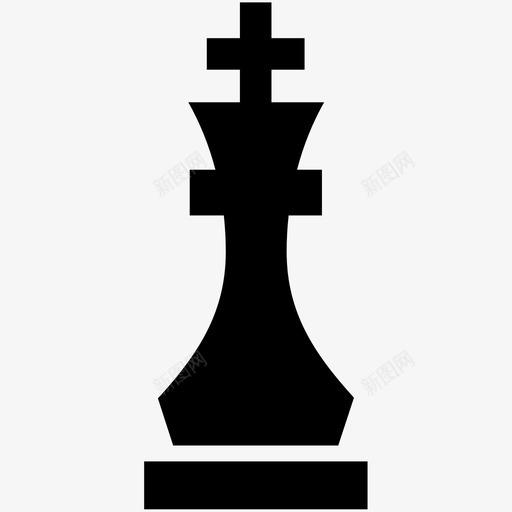 国王将死国际象棋图标svg_新图网 https://ixintu.com 国王 国际象棋 将死 游戏 策略