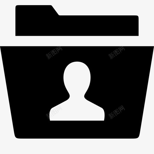 打开文件夹联系人活页夹文件图标svg_新图网 https://ixintu.com 打开文件夹联系人 文件 活页夹 联系人