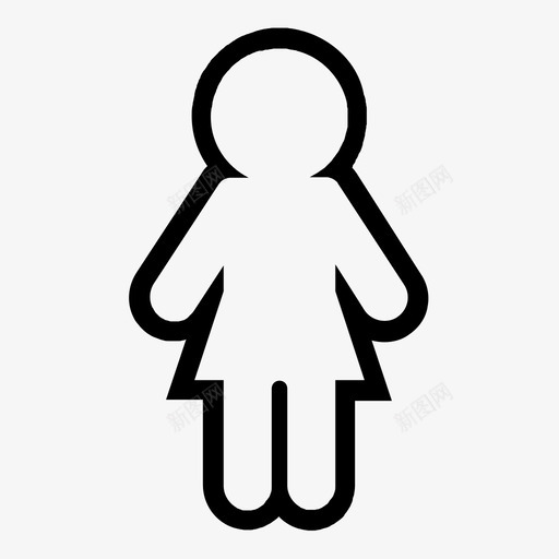 人物女孩女士图标svg_新图网 https://ixintu.com 人物 信息图 女人 女士 女孩 模特 裙子