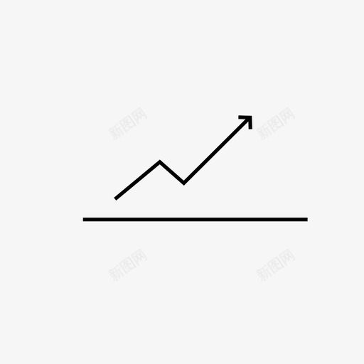 线图图直方图图标svg_新图网 https://ixintu.com 图 直方图 线图 递增图