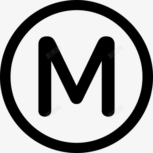 巴黎交通地铁标志metrologos图标svg_新图网 https://ixintu.com metrologos 巴黎交通地铁标志