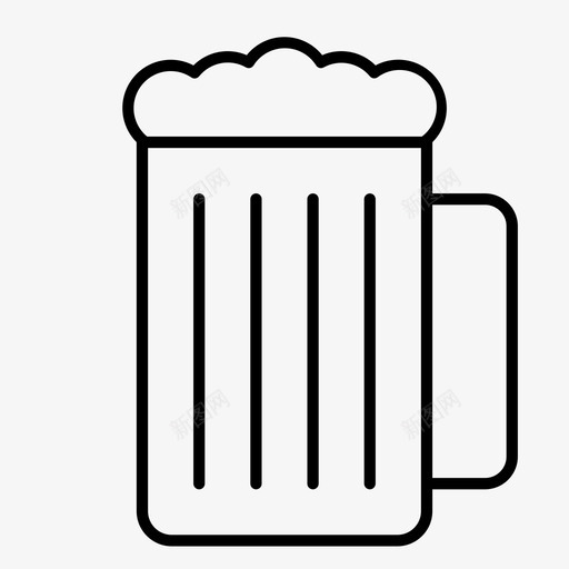 啤酒啤酒杯杯子图标svg_新图网 https://ixintu.com 啤酒 啤酒杯 杯子 水龙头 餐厅