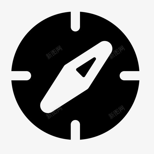 指南针罗盘玫瑰方向图标svg_新图网 https://ixintu.com 位置 导航 指南针 方向 网络应用程序图标 罗盘玫瑰