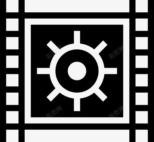 胶片设置设备图像图标svg_新图网 https://ixintu.com 图像 摄影 照片 电影 胶片设置 视觉和音频 设备 负片 音乐