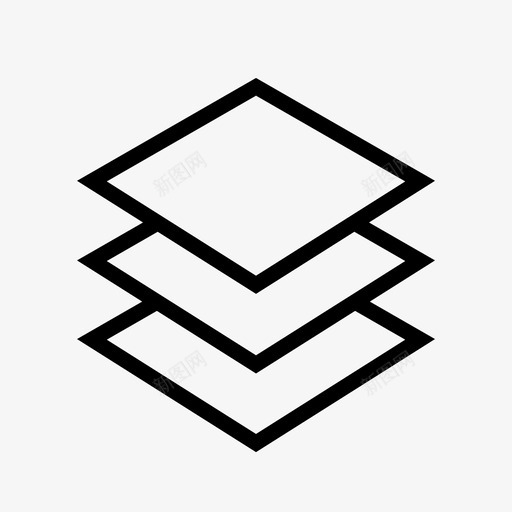 层附件文件图标svg_新图网 https://ixintu.com 基本集 层 文件 表 附件