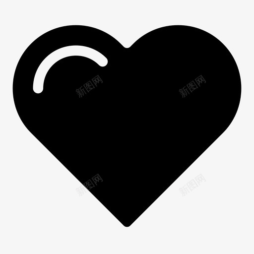 心健康心形图标svg_新图网 https://ixintu.com 健康 喜欢 心 心形 爱