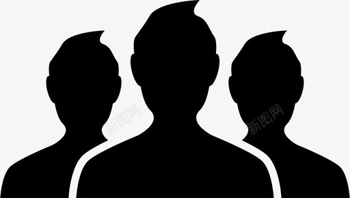 男人团体协会俱乐部图标svg_新图网 https://ixintu.com 人 俱乐部 公司 协会 男人团体 社会