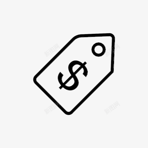 价格标签成本费用图标svg_新图网 https://ixintu.com 付款 价格标签 成本 费用