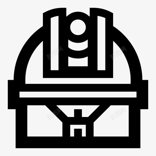 天文台天文学太空图标svg_新图网 https://ixintu.com 天文台 天文学 太空 太空有用的图标 太空观测 望远镜