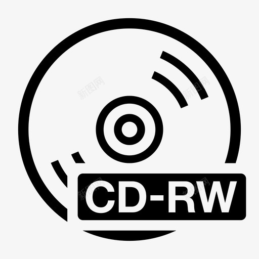 可重写光盘备份数据刻录cd图标svg_新图网 https://ixintu.com 光盘 刻录cd 可重写光盘 备份数据 文件存储 磁盘格式
