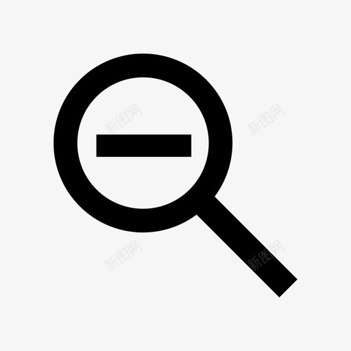 缩小看短图标svg_新图网 https://ixintu.com 图标4 看 短 缩小