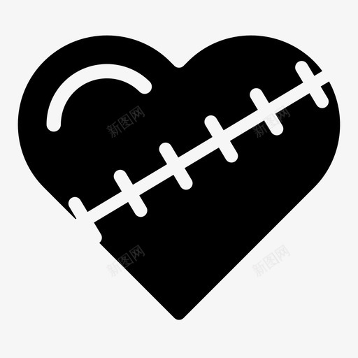 心脏健康心脏修复图标svg_新图网 https://ixintu.com 健康 心脏 心脏修复 心脏手术 心脏缝合