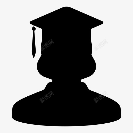 学生会议教育图标svg_新图网 https://ixintu.com 会议 妇女 学术 学校 学生 教育 教育字形图标 毕业 研究生