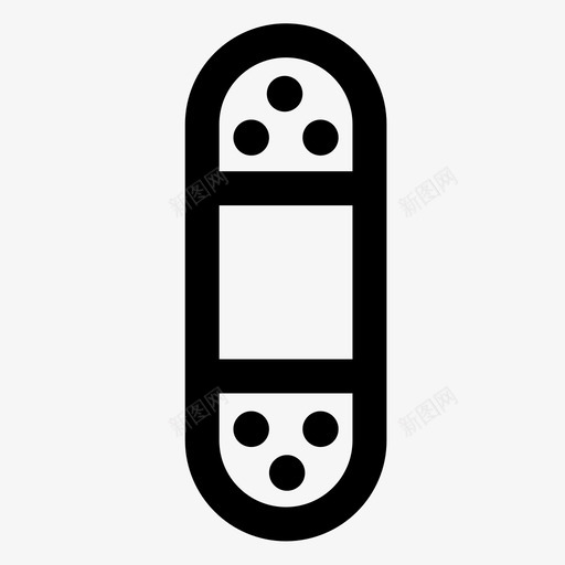 胶布绷带护理图标svg_新图网 https://ixintu.com 伤口 伤害 护理 石膏 绷带 胶布