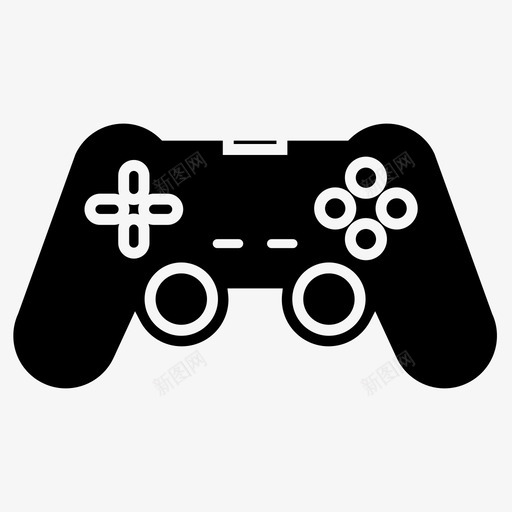 游戏板控制器psvr图标svg_新图网 https://ixintu.com ps4 psvr 控制器 游戏杆控制器 游戏板