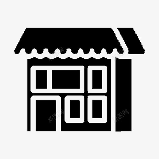 房子建筑物地板图标svg_新图网 https://ixintu.com 地板 家 建筑物 房子 街道