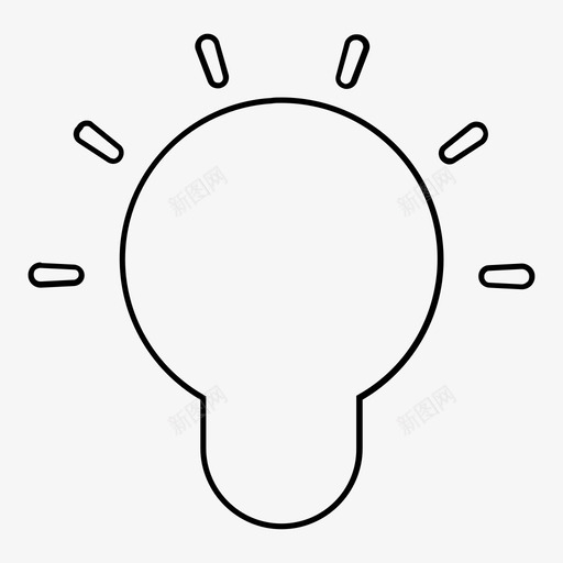 想法头脑风暴概念图标svg_新图网 https://ixintu.com 创新 头脑风暴 思考 想法 想法想法 概念 灯泡
