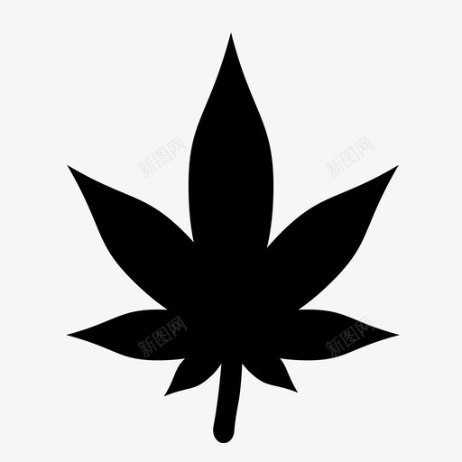 杂草绿色树叶图标svg_新图网 https://ixintu.com 杂草 树叶 植物 绿色 自然
