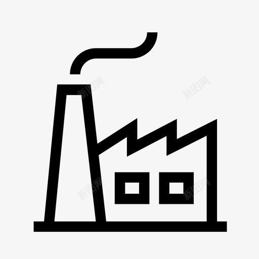 工厂建筑工业图标svg_新图网 https://ixintu.com fathinvariant 工业 工作 工厂 建筑 济贫院