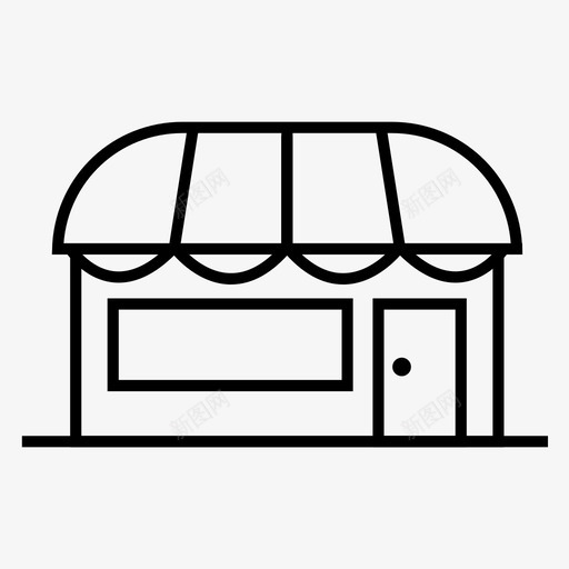 商店商业购买图标svg_新图网 https://ixintu.com 商业 商店 市场 购买