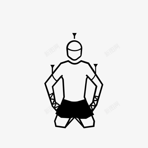 泰拳图标svg_新图网 https://ixintu.com 泰拳