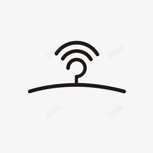 智能商店wifi衣架物联网图标svg_新图网 https://ixintu.com 智能商店wifi 智能精品wifi 物联网 衣架 购物 零售