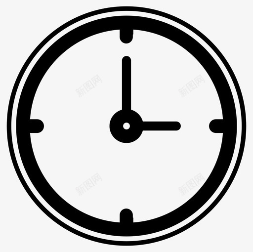 时钟日子生活图标svg_新图网 https://ixintu.com 日子 时钟 时间 生活