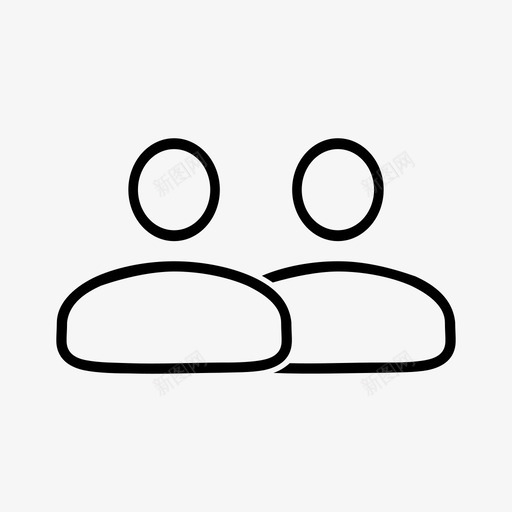 添加组友谊人员图标svg_新图网 https://ixintu.com 人员 关系 友谊 添加组 用户 用户组