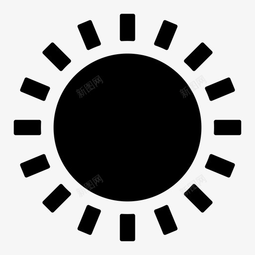 太阳白昼星星图标svg_新图网 https://ixintu.com 太阳 星光 星星 白昼 阳光
