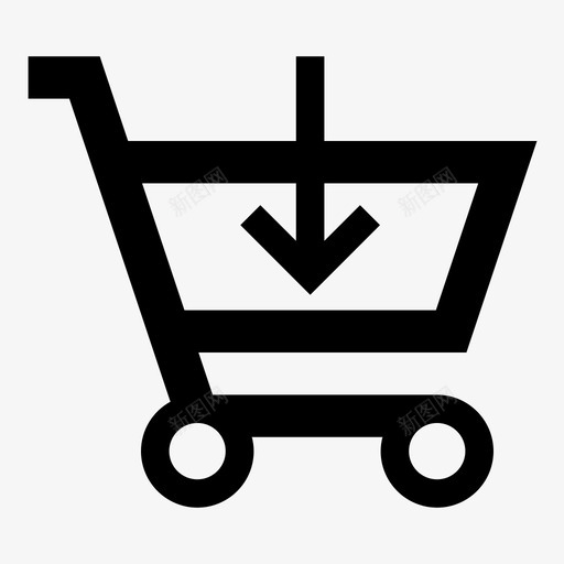 购物车添加到购物车结帐图标svg_新图网 https://ixintu.com 有用的图标购物商业 添加到购物车 结帐 购物车