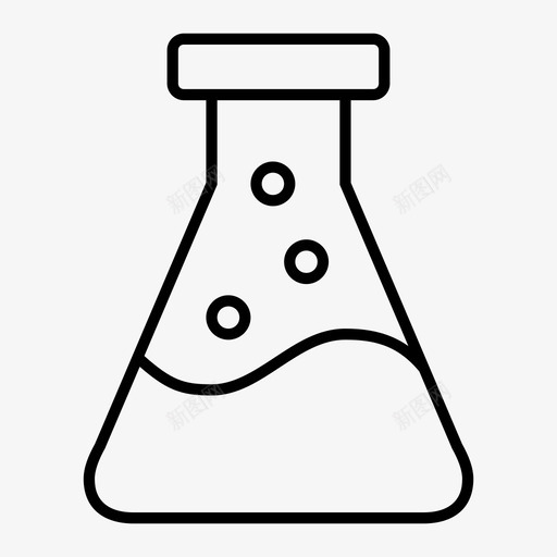 锥形烧瓶化学制品锥形瓶图标svg_新图网 https://ixintu.com 化学制品 基本烧瓶 实验室烧瓶 教育 锥形烧瓶 锥形瓶