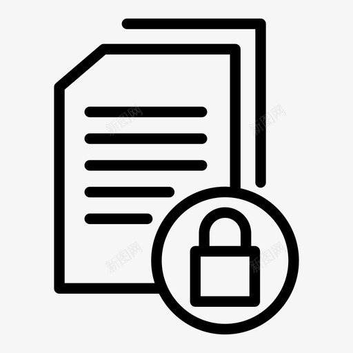 担保文件法律文件受保护文件图标svg_新图网 https://ixintu.com 办公室报告 协议文件 受保护文件 担保文件 授权书 法律文件