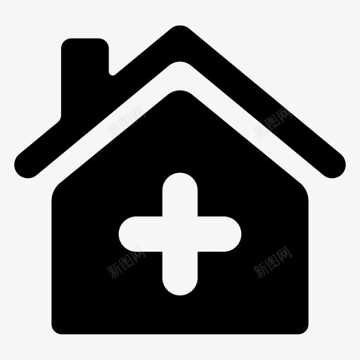 新房子添加建造图标svg_新图网 https://ixintu.com 家 建造 新房子 添加