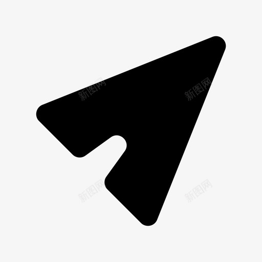 发送导航纸质飞机图标svg_新图网 https://ixintu.com 发送 导航 纸质飞机