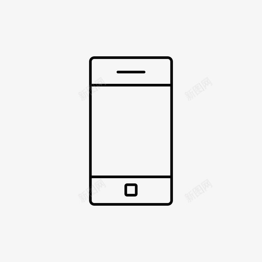 智能手机手机号码图标svg_新图网 https://ixintu.com 号码 手机 智能手机 电话 联系人图标