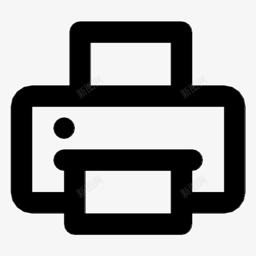 打印机设备文档图标svg_新图网 https://ixintu.com 复印机 打印 打印机 文档 设备