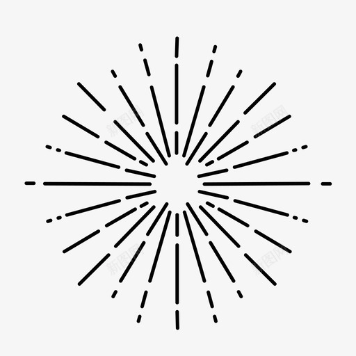 爆炸火花星光图标svg_新图网 https://ixintu.com 星光 火花 爆炸
